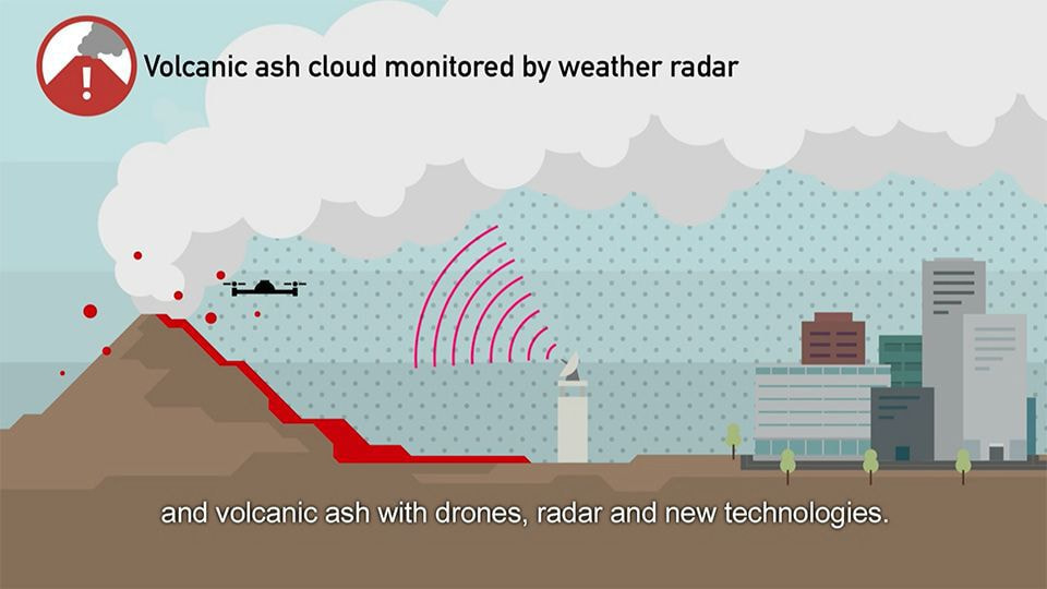 活火山研究イラスト